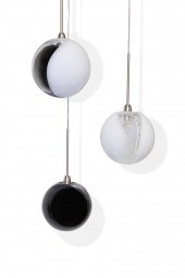 VISTOSI 3-LIGHT BLACK AND WHIT