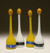 Vistosi Fasce art glass bottle