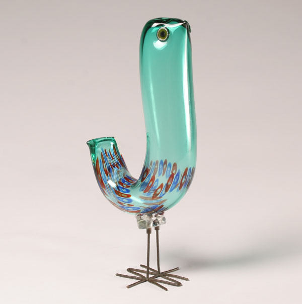 Vistosi Murano Art Glass J Bird