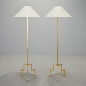VISUAL COMFORT, PAIR GILDED FL