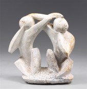 Vitage carved stone sculpture,