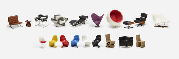 Vitra. Collection of eighteen