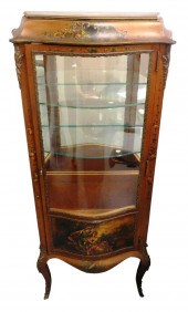 VITRINE, FRENCH STYLE, LATE 19