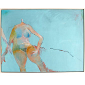 VIVIEN RESSLER, LARGE OIL ON C