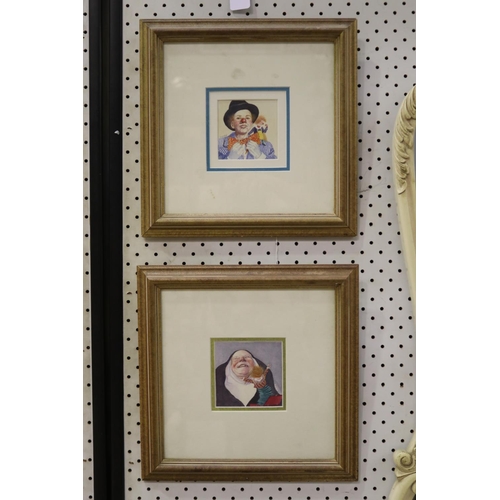 Vivien?, two miniatures, nun &