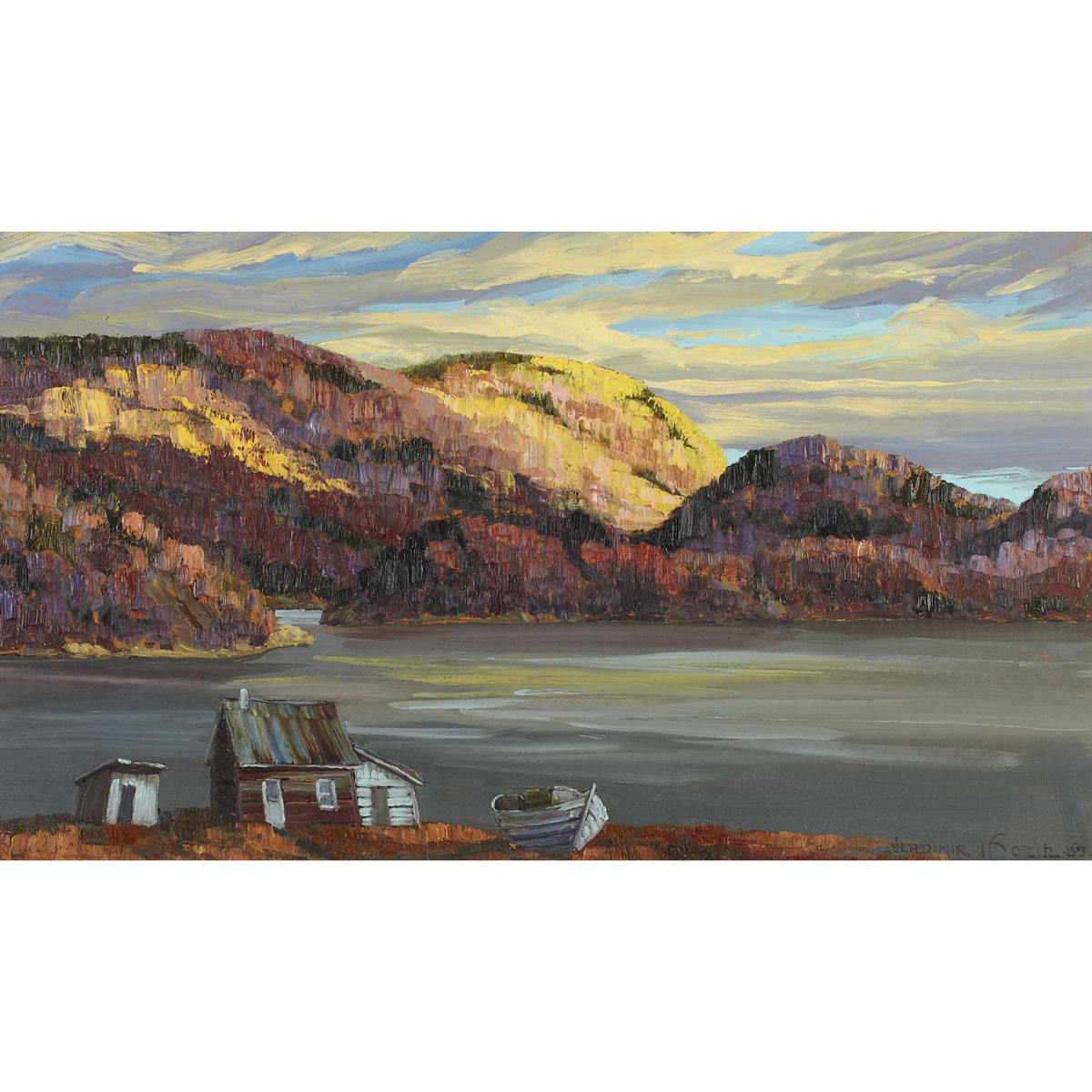 VLADIMIR HORIK LAKE SCENE WITH