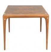 VLADIMIR KAGAN CARD TABLE, HAV