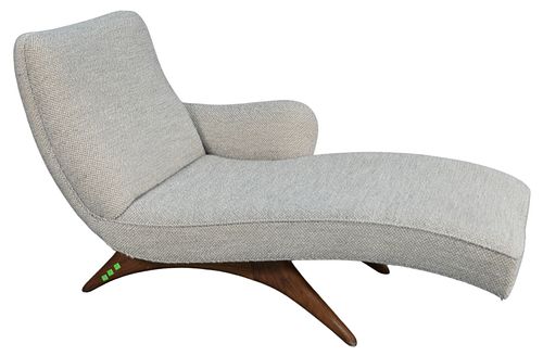 VLADIMIR KAGAN CONTOUR CHAISE,
