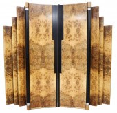 Vladimir Kagan Deco burl walnu