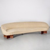 VLADIMIR KAGAN, RARE WALNUT BA