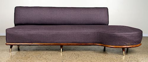 VLADIMIR KAGAN STYLE CURVED SOFA