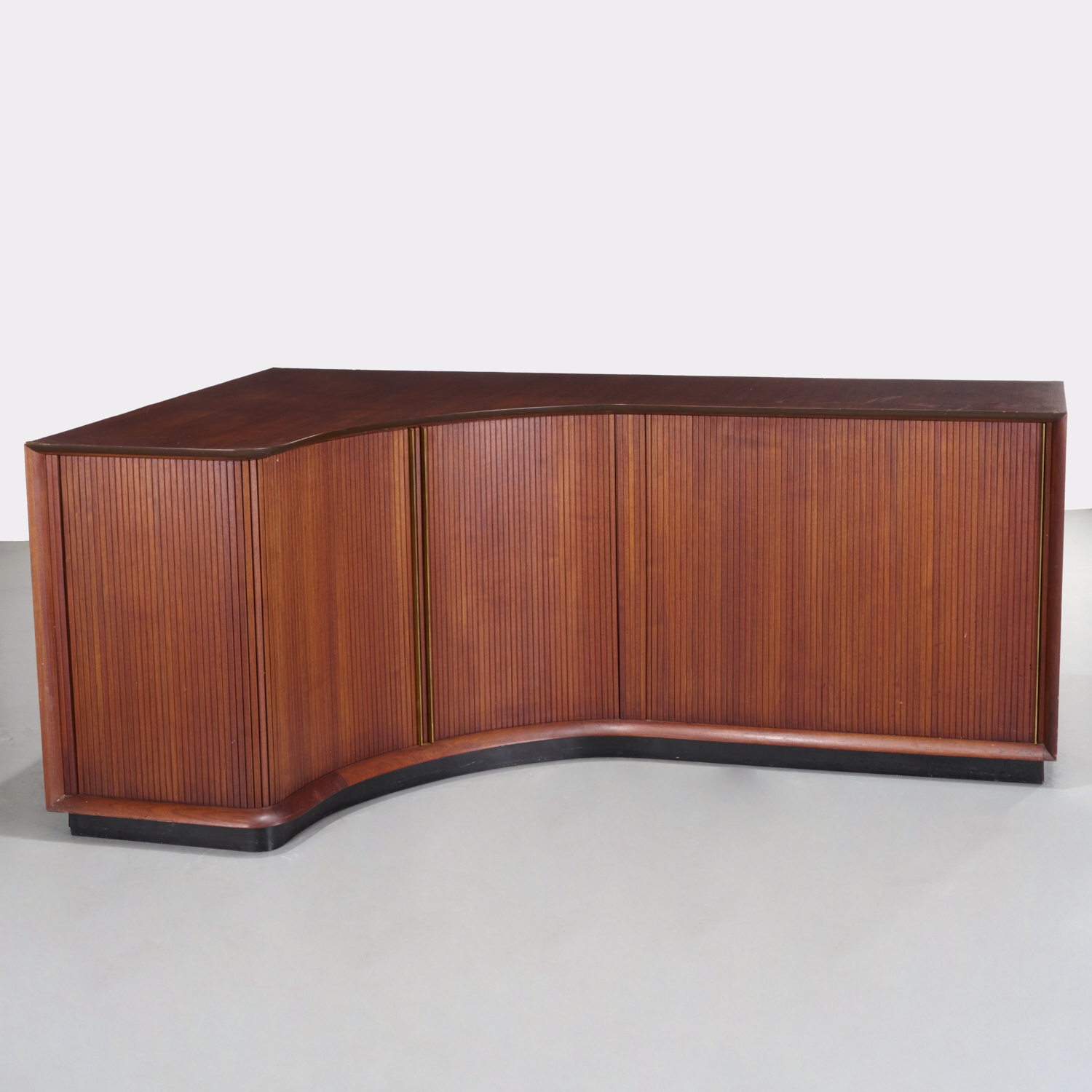 VLADIMIR KAGAN, WALNUT TAMBOUR DOOR