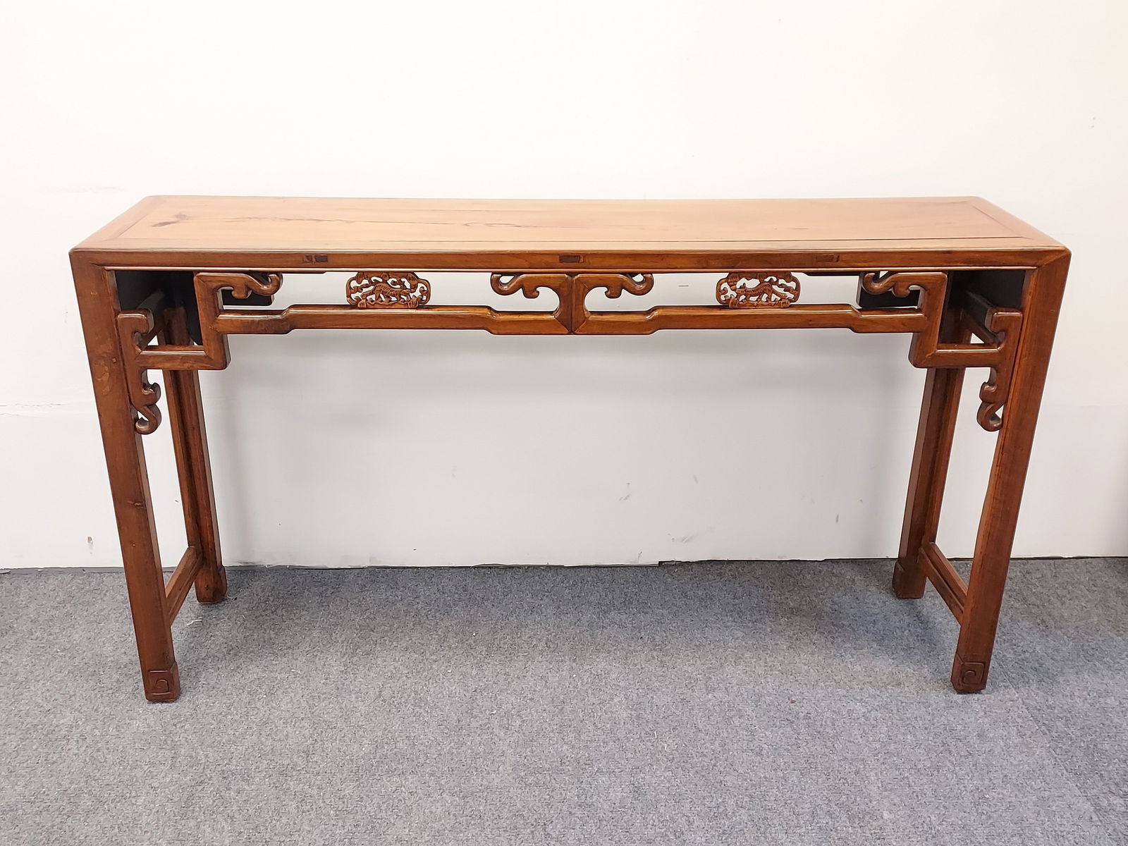 VNTG CHINESE MING STYLE CARVED WOOD