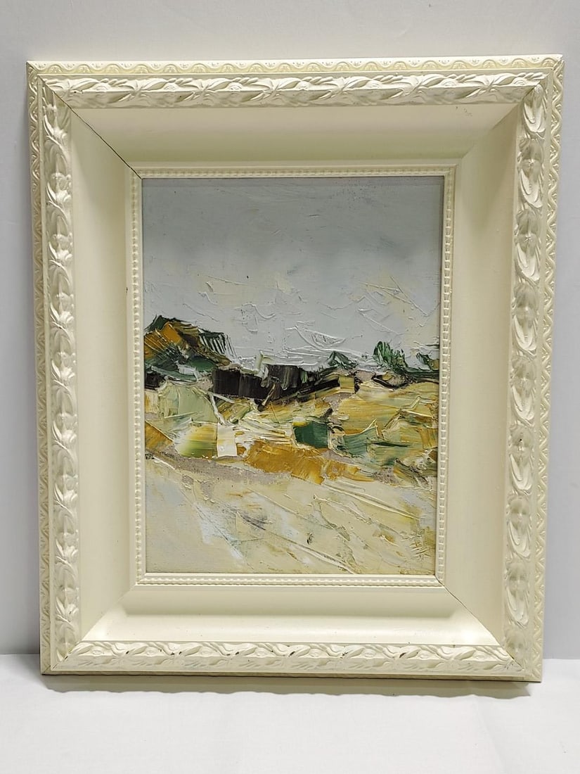 VNTG IMPASTO STYLE ABSTRACT OIL