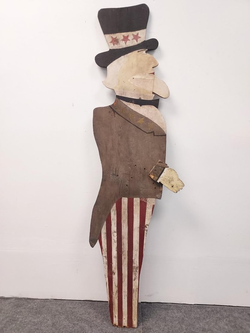 VNTG LIFE SIZE FOLK ART PAINTED