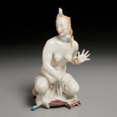 VOLKSTEDT PORCELAIN FIGURE OF