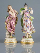 VOLKSTEDT PORCELAIN FIGURESTwo