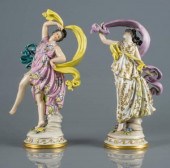 VOLKSTEDT PORCELAIN FIGURESTwo