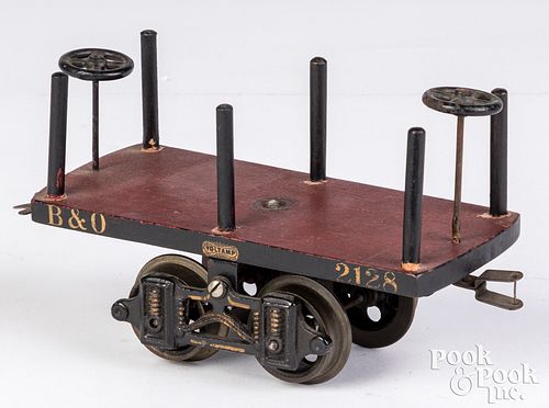 VOLTAMP B & O 2128 FLAT CAR, WITH