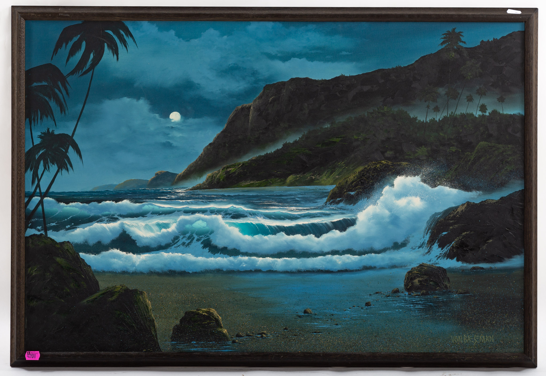 VON BAESEMAN. CRASHING WAVES BY