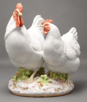 Von Schierholz painted porcela