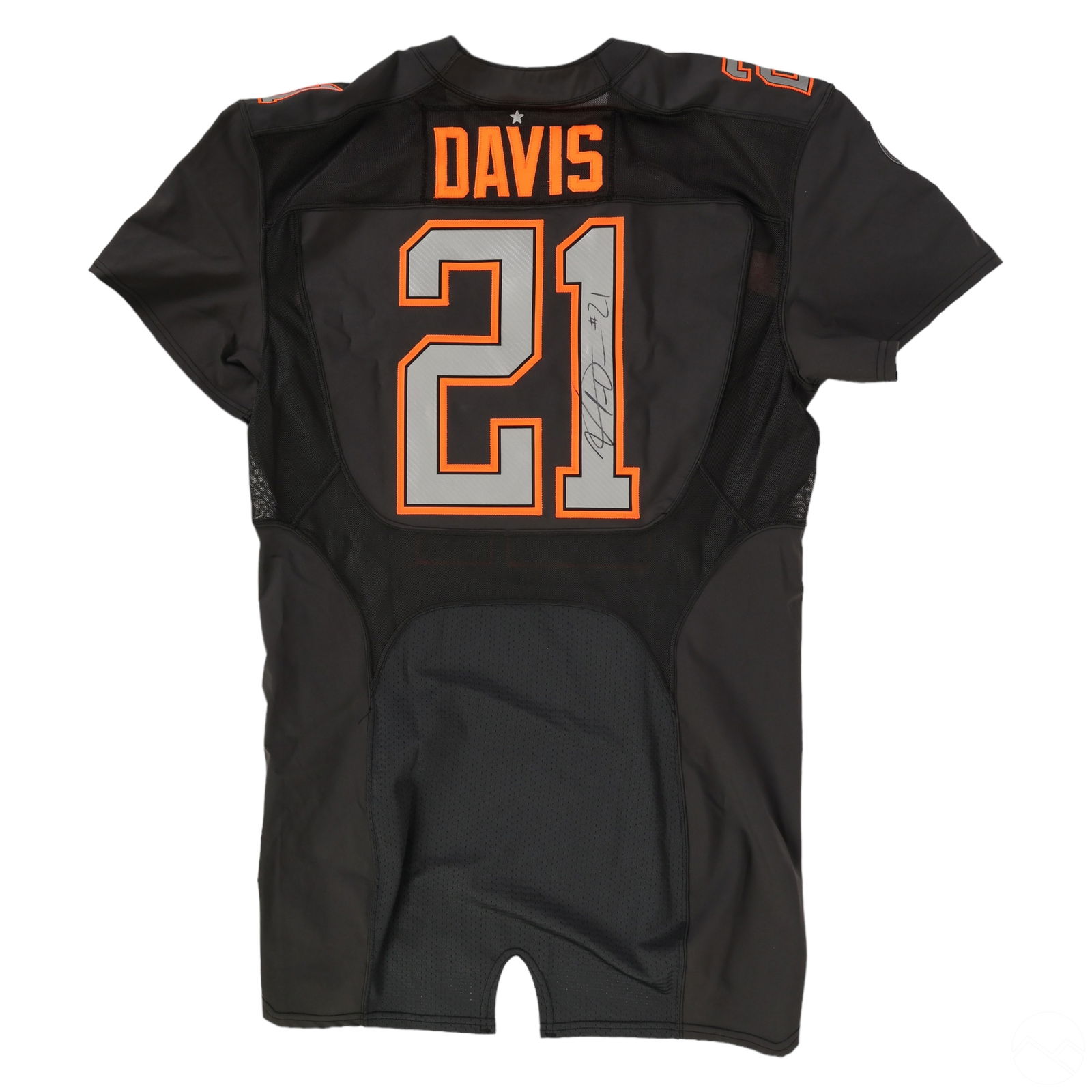 VONTAE DAVIS SIGNED NFL PRO BOWL