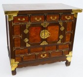 VTG CHINESE GILT METAL MOUNTED
