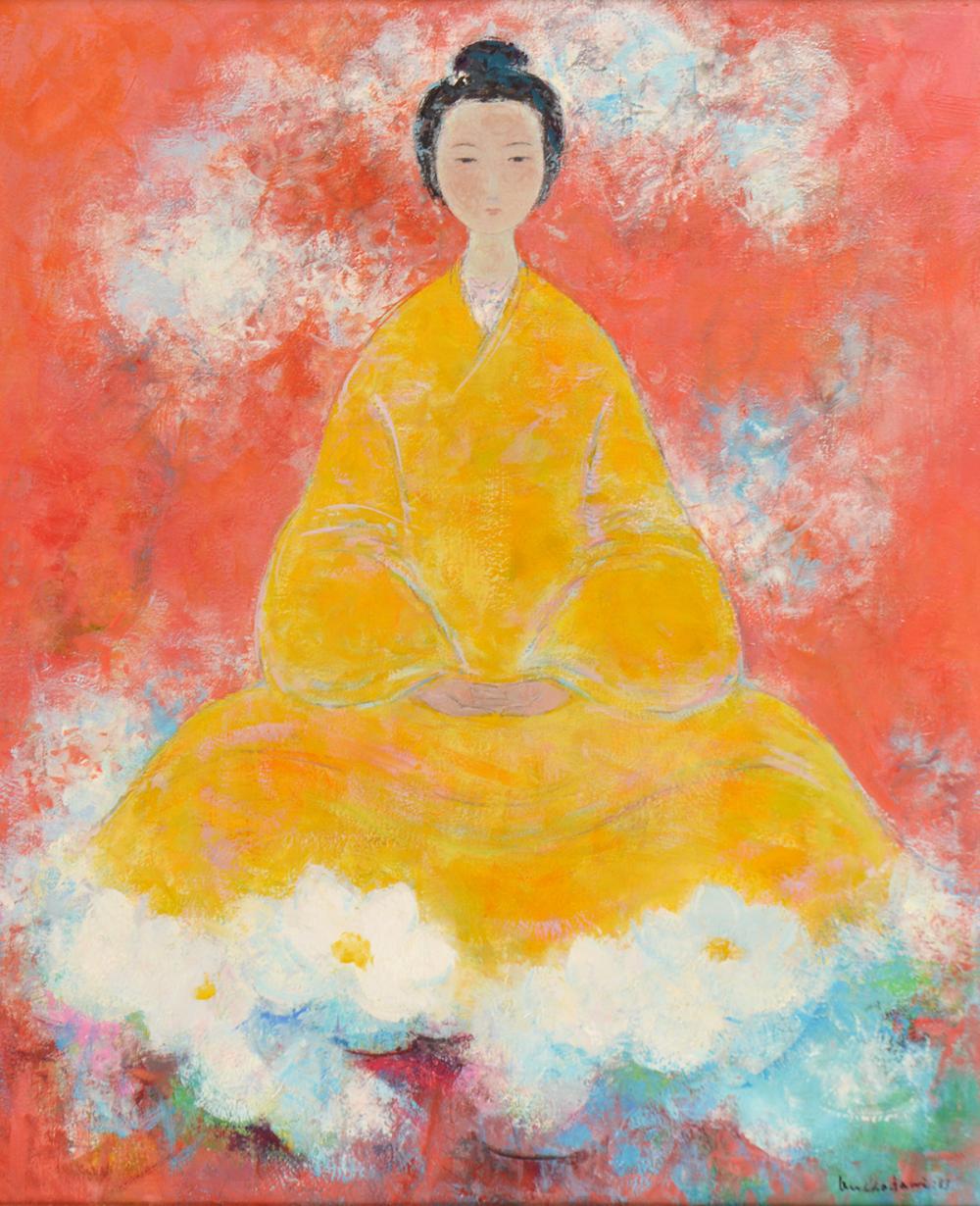 VU CAO DAM 'DIVINITE' OIL ON CANVAS