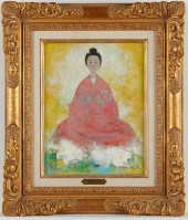 VU CAO DAM "DIVINITE" OIL ON C