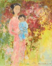 VU CAO DAM "MATERNITY" OIL ON