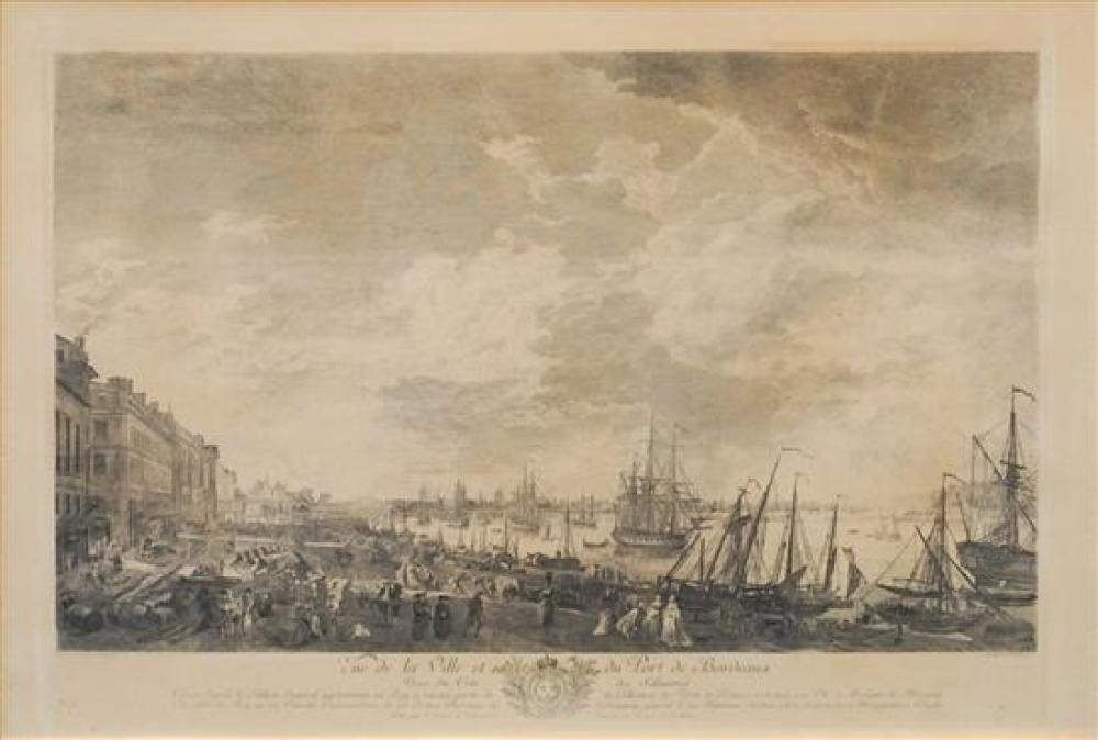 VUE DE LA VILLE ET DU PORT DE