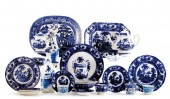 W. Adams & Co flow blue transf