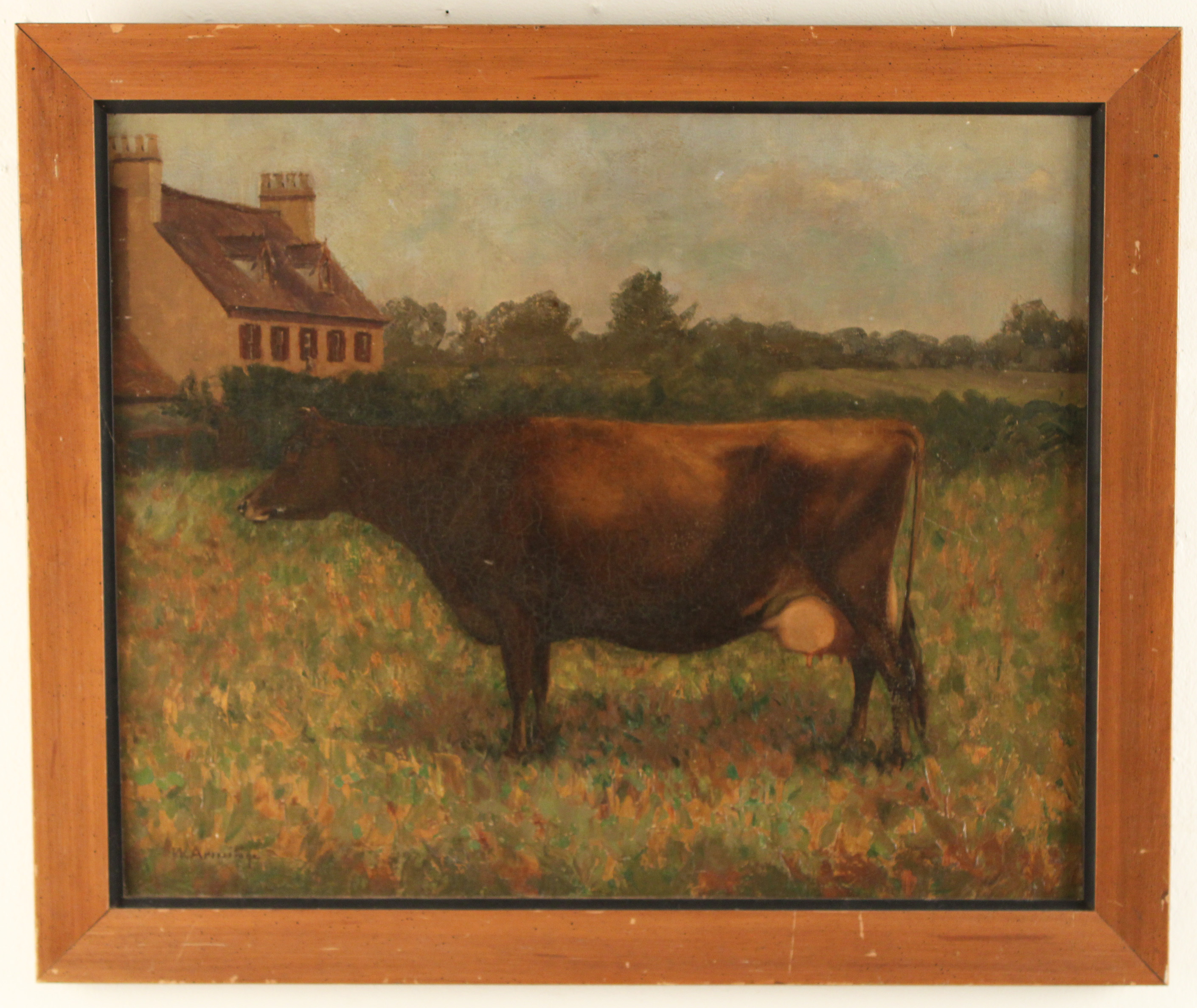 W. ARMITAGE, OIL ON ARTIST BOARD OF