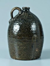 W. Beecham stoneware jug, ovoi