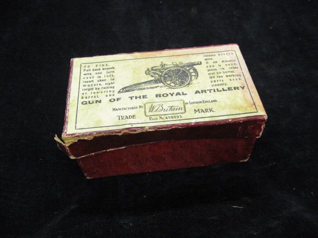 W. Britain Toy Metal Cannon ''Gun