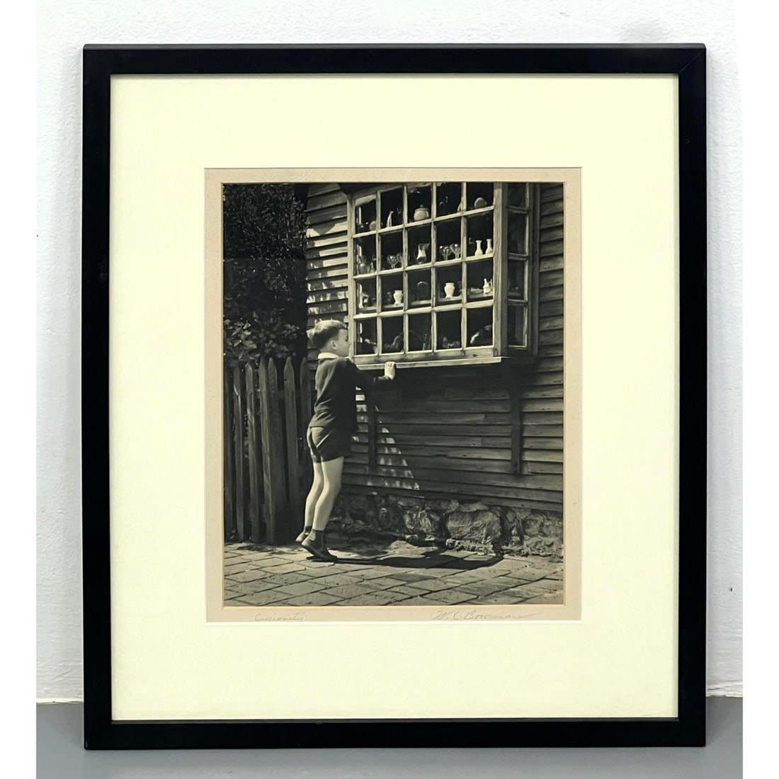 W. C. BOWMAN Pencil signed