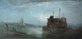 W Callcott Knell Moonlight on
