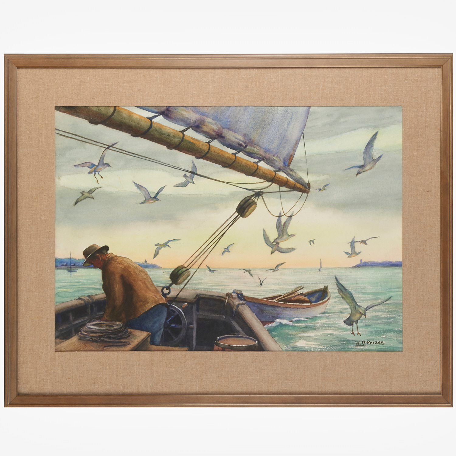 W. D. PRIZER, MARITIME PAINTING