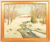 W. E. BAUM OIL ON CANVAS LANDS