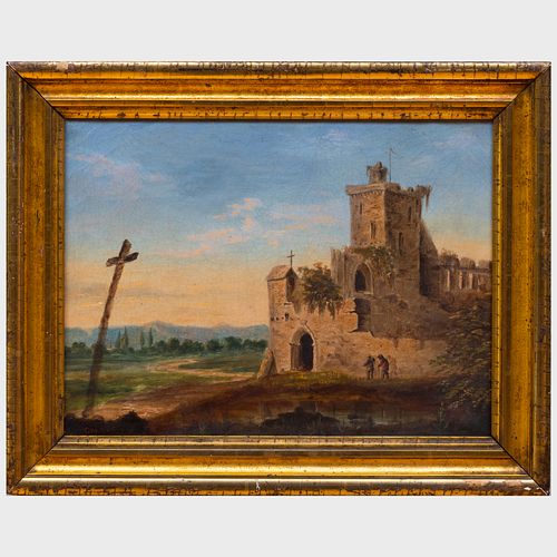 W. F. CHADWICK: RUINSOil on canvas,