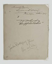 W. F. Cody/Buffalo Bill signat