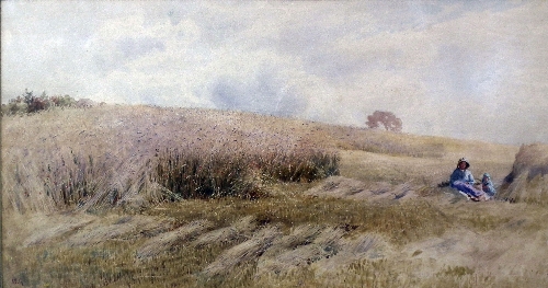 W. G. - Watercolour - View of a