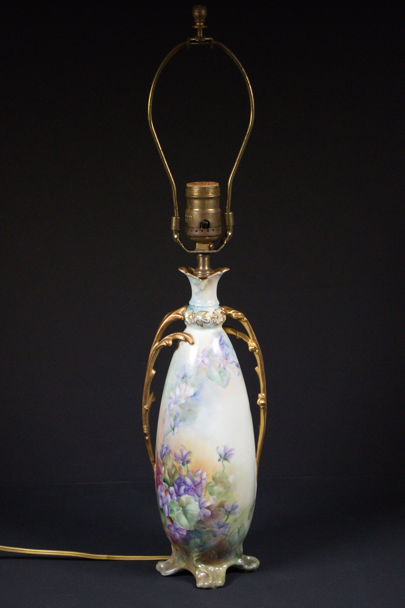 W. GUERIN LIMOGES VASE, WITH
