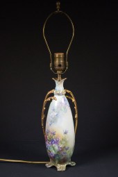 W. GUERIN LIMOGES VASE, WITH T