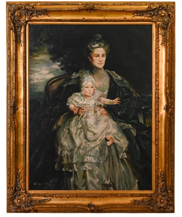 W. HOMER SIGNED OIL PAINTING