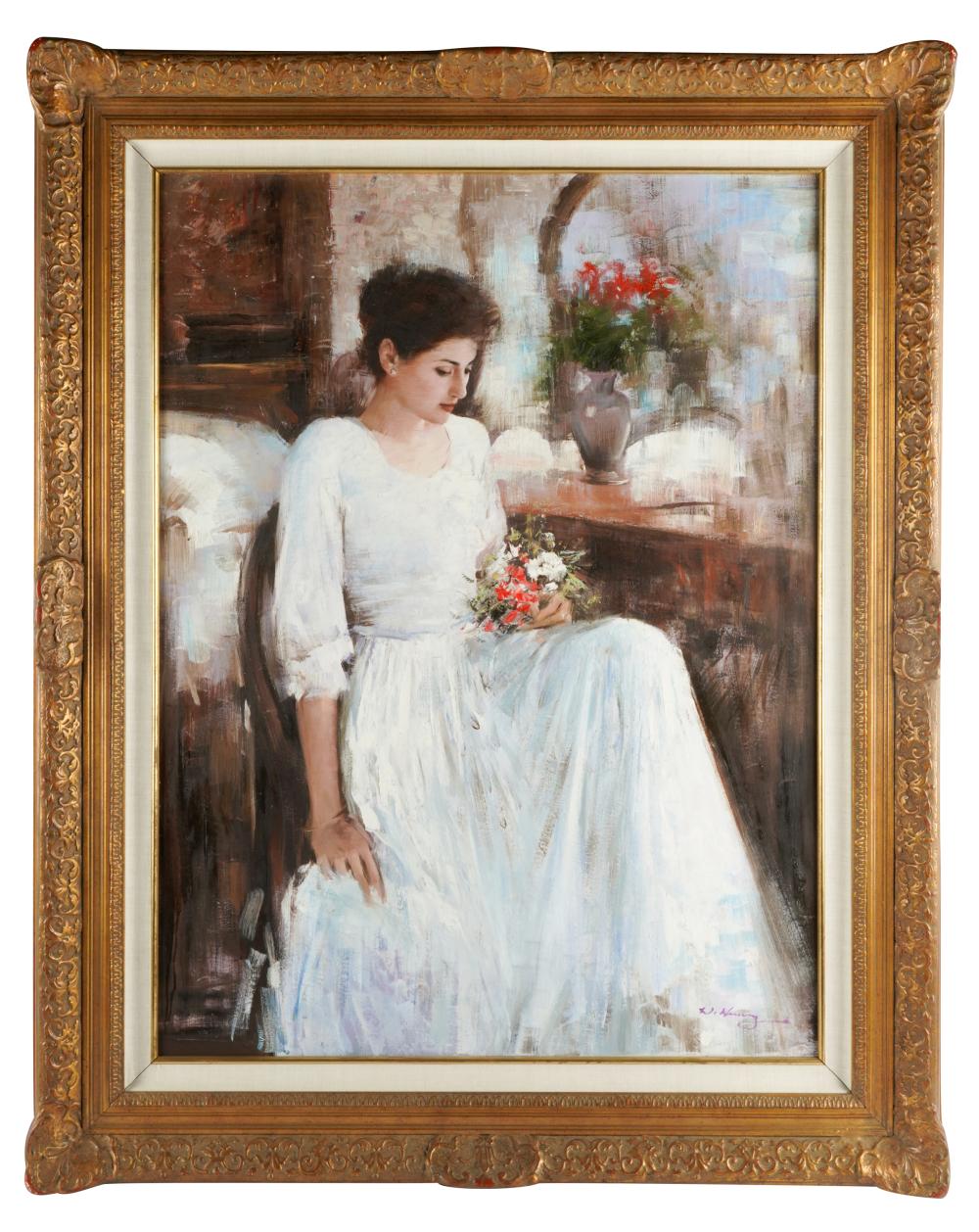W. HUANG: PORTRAIT OF A SEATED