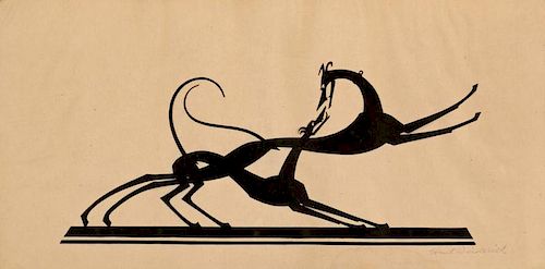 W. HUNT DIEDERICH PAPER SILHOUETTE,