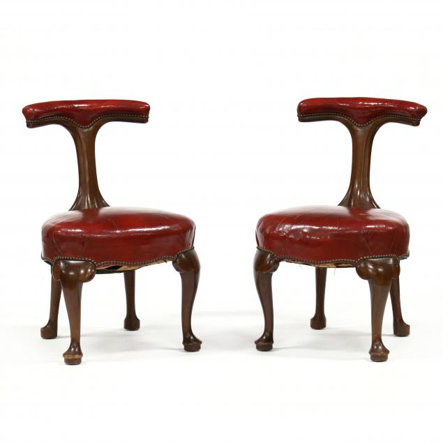 W. & J. SLOANE, PAIR OF QUEEN