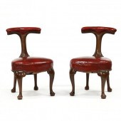 W. & J. SLOANE, PAIR OF QUEEN