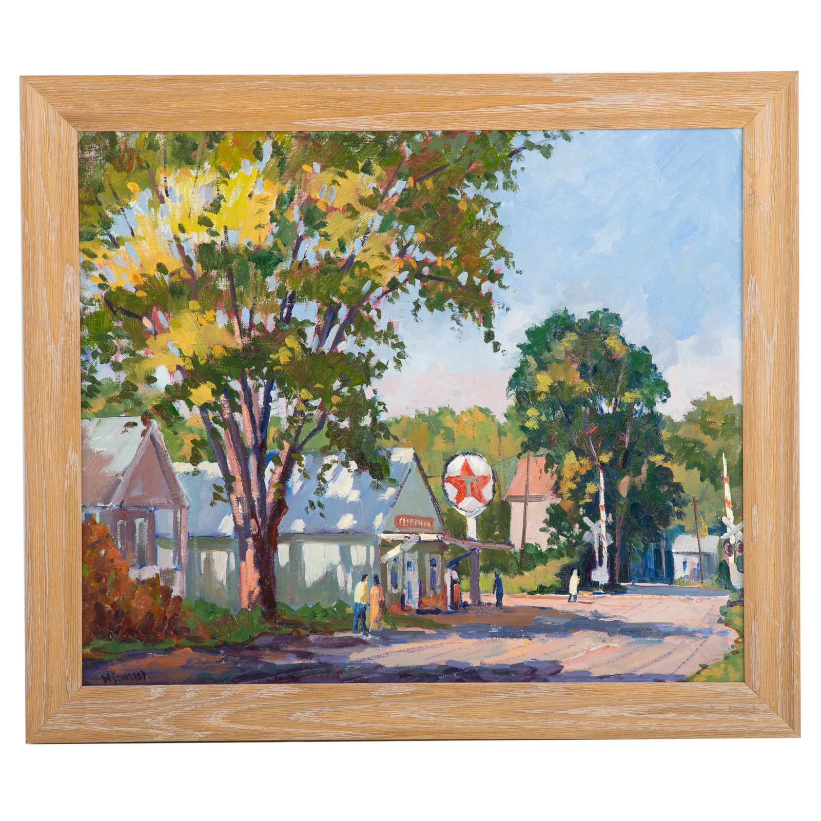 W. SCHMIDT. TEXACO STATION, OIL